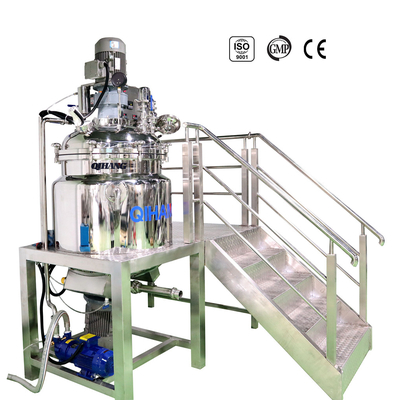 Cosmetics Detergent Lotion Making Equipment Emulsifier electrical control
